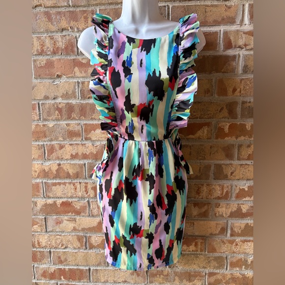 Ark & Co Multicolor Ruffle Dress - Picture 2 of 6
